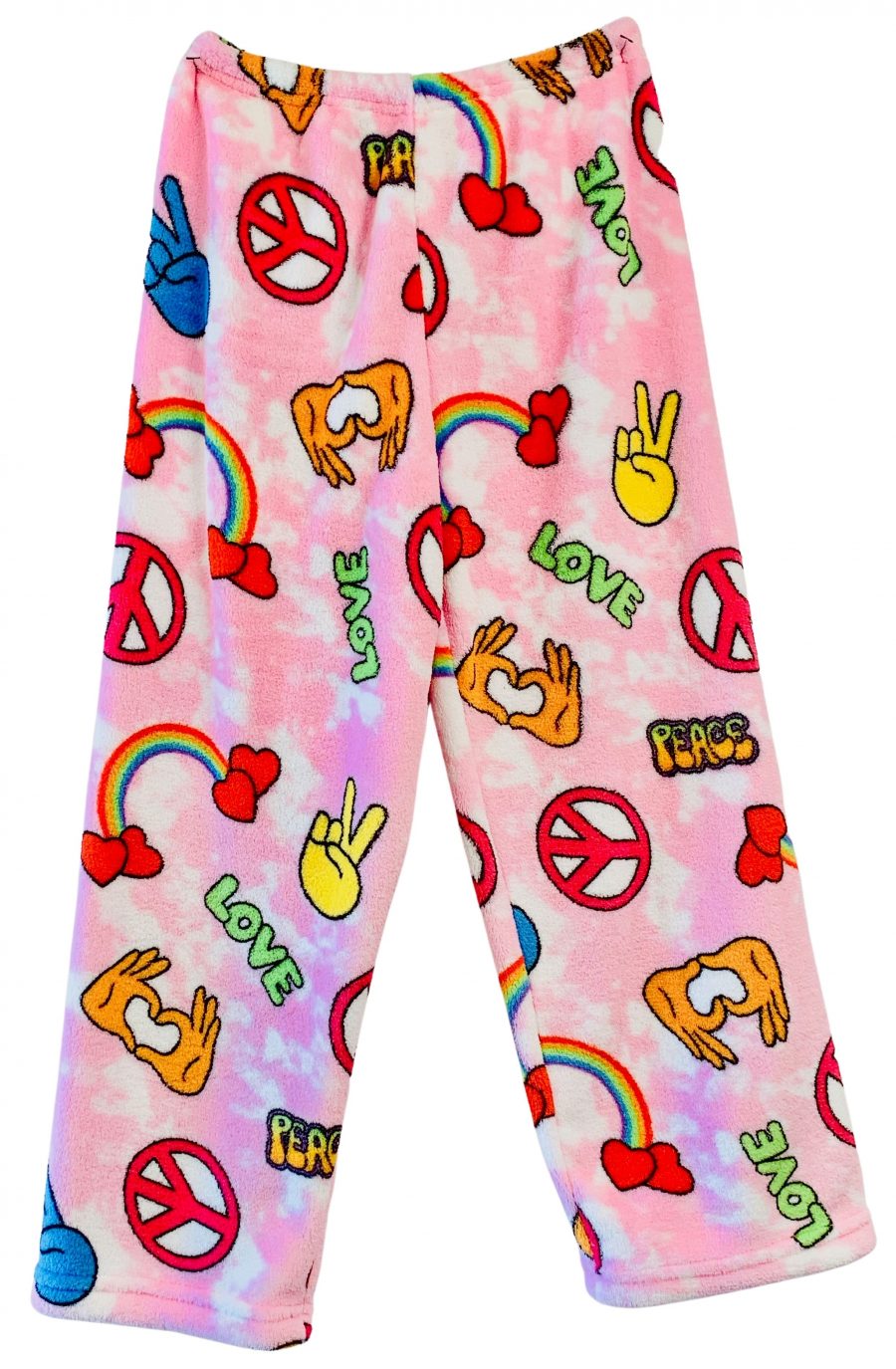 MADE WITH LOVE N KISSES FLURR PANTS-PEACE & LOVE