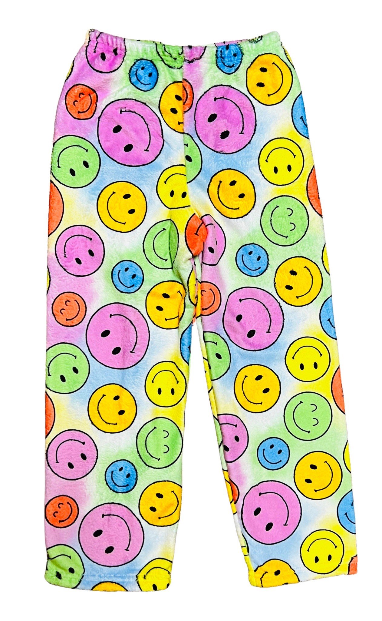 MADE WITH LOVE N KISSES FLURR PANTS-SMILEY GUY