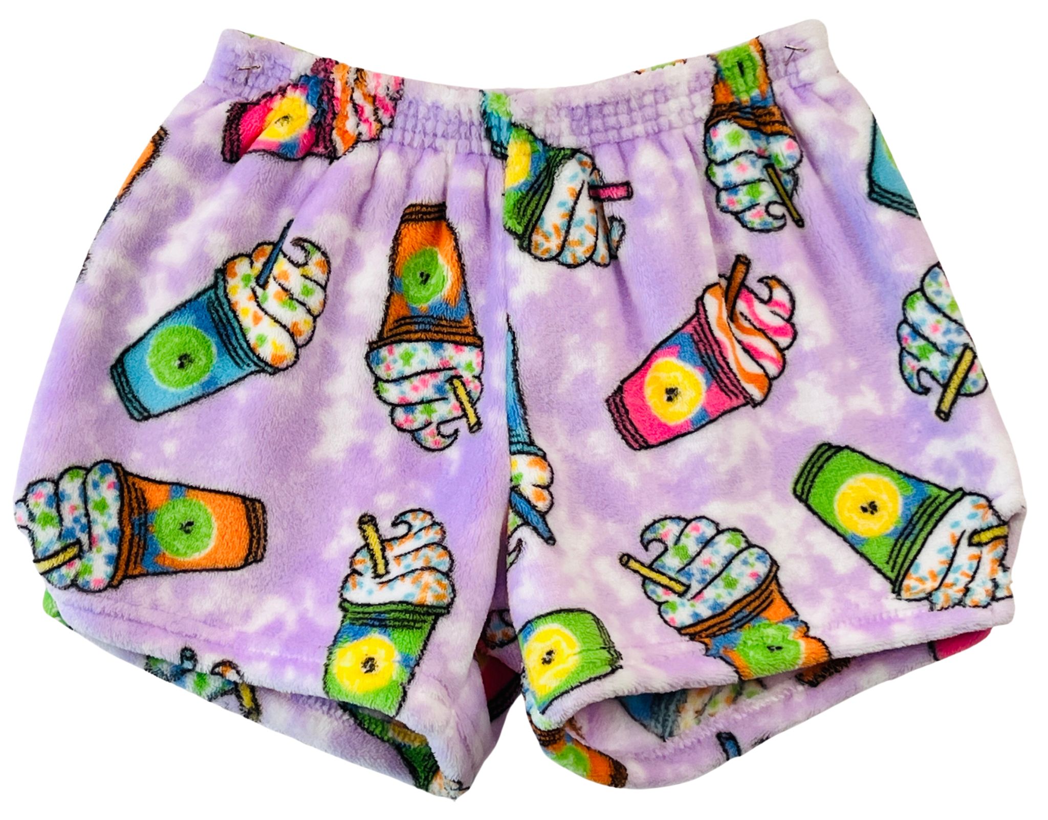 MADE WITH LOVE & KISSES FLURR SHORTS -FUN FRAPPES