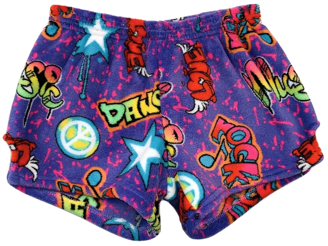 MADE WITH LOVE & KISSES FLURR SHORTS -ROCK STARS