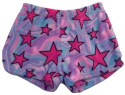 MADE WITH LOVE & KISSES FLURR SHORTS -SWIRLY STARS