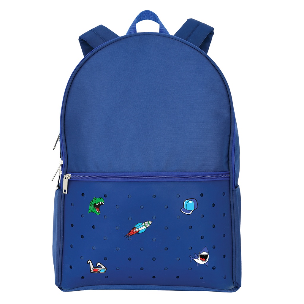 BLUE CHARMS BACKPACK