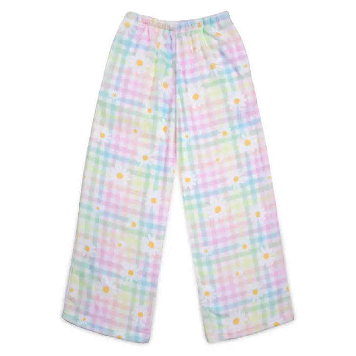 DAISY GINGHAM  PLUSH PANTS