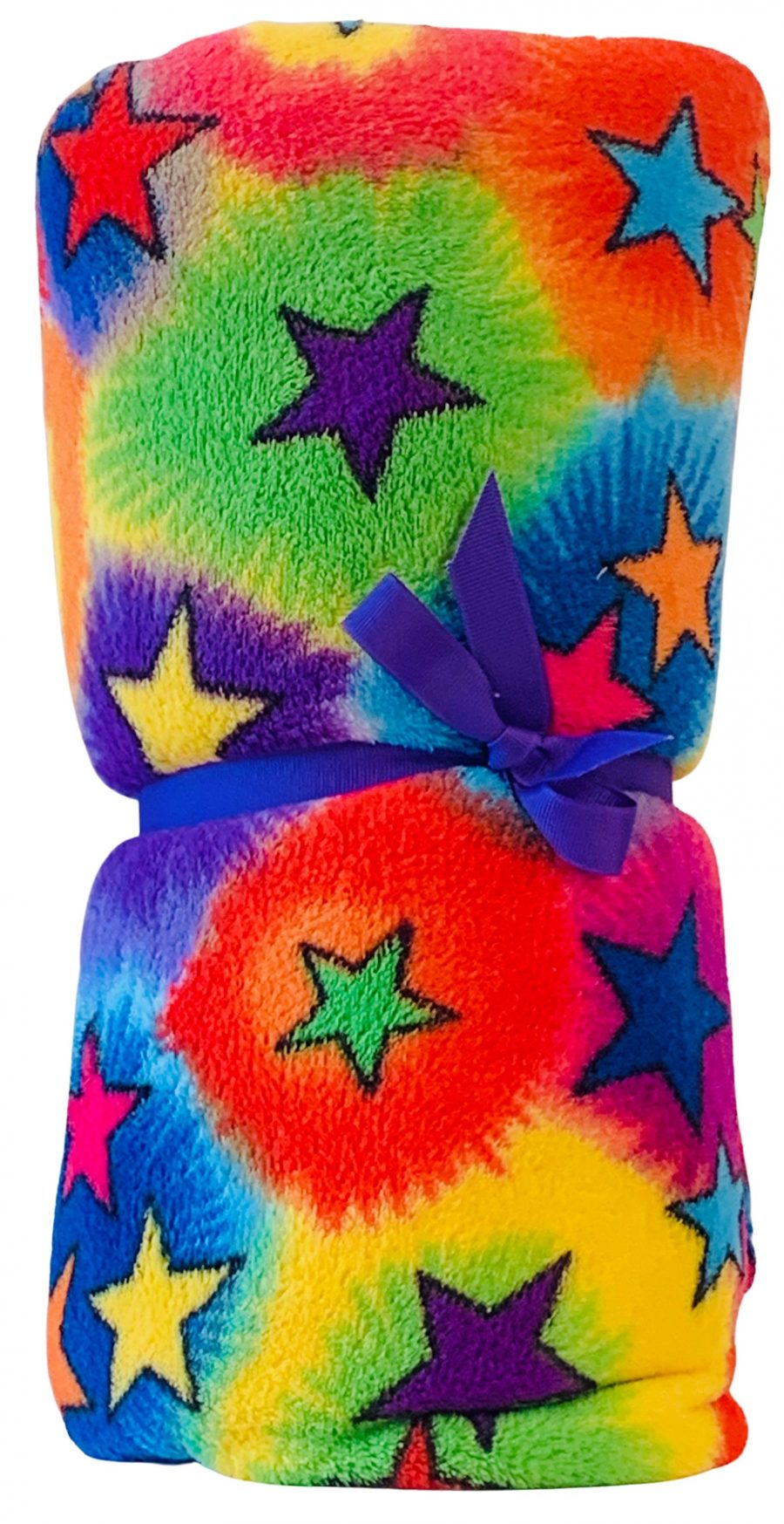 MWLK FLURR BLANKET-TIE DYE STARS