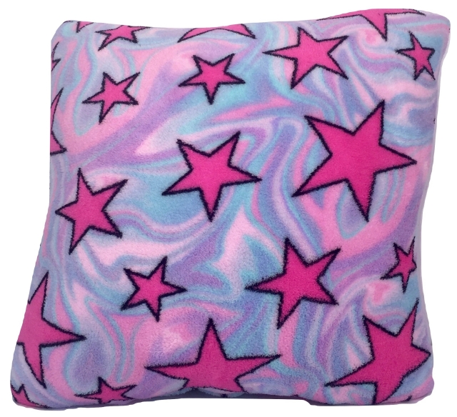 SQUARE PILLOW-SWIRLY STARS