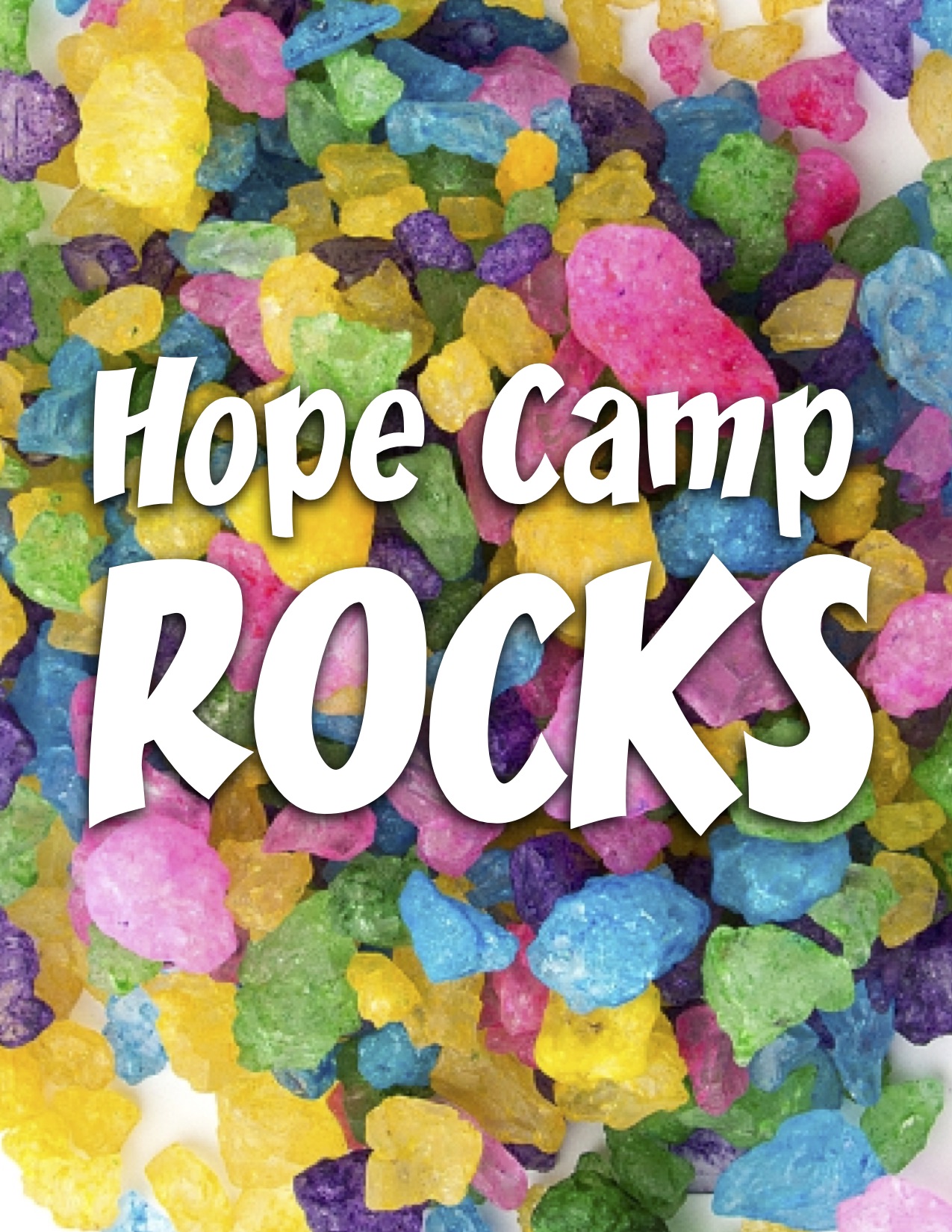 NAMEDROPS FOLDED NOTECARDS-HOPE CAMP ROCKS