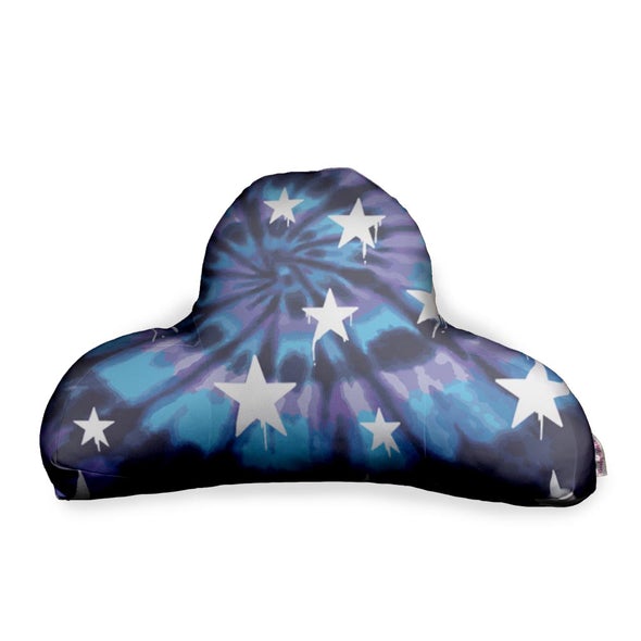 Penelope Wildberry Boyfriend Pillow Fuzzy -Tie Dye  Drip Star