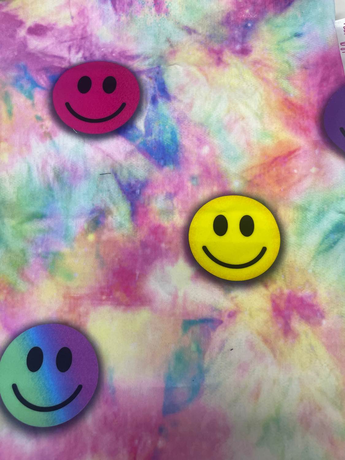 PENELOPE WILDBERRY LAUNDRY BAG-TIE DYE SMILES