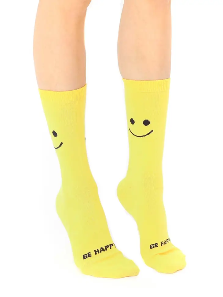 FUN ANKLE SOCKS-SMILE 3D