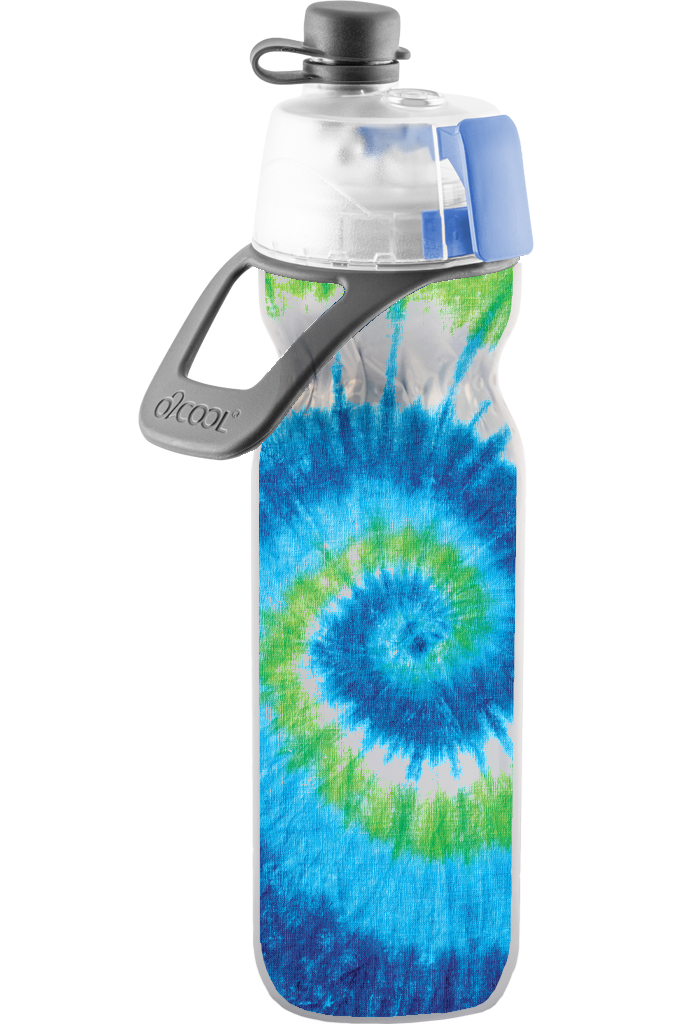 ELITE MIST N SIP 20 OZ WATER BOTTLES.-TIE DYE BLUE