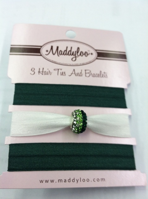 Maddyloo Hair Ties/Bracelet with Rhiinestone