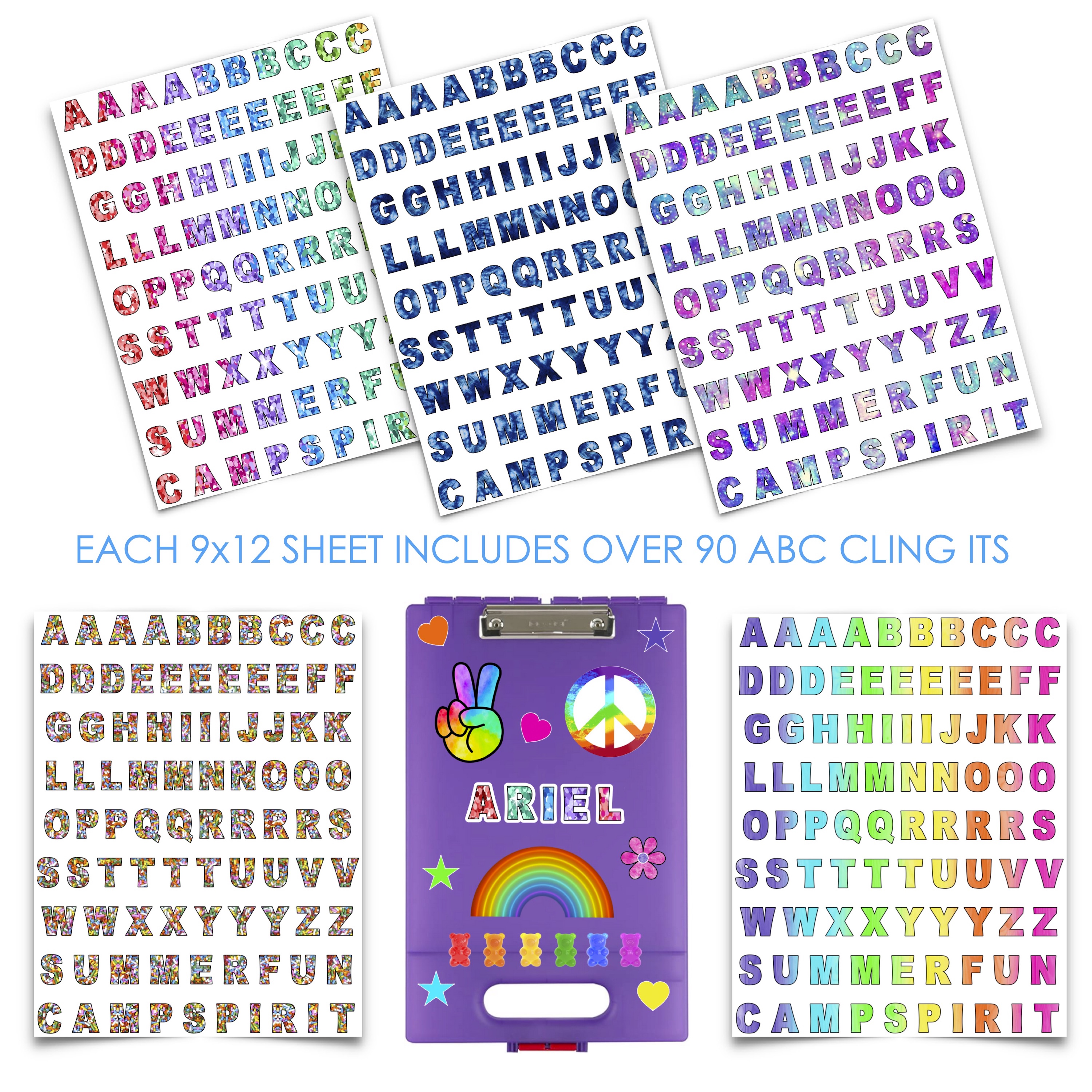 ALPHABET CLINGS