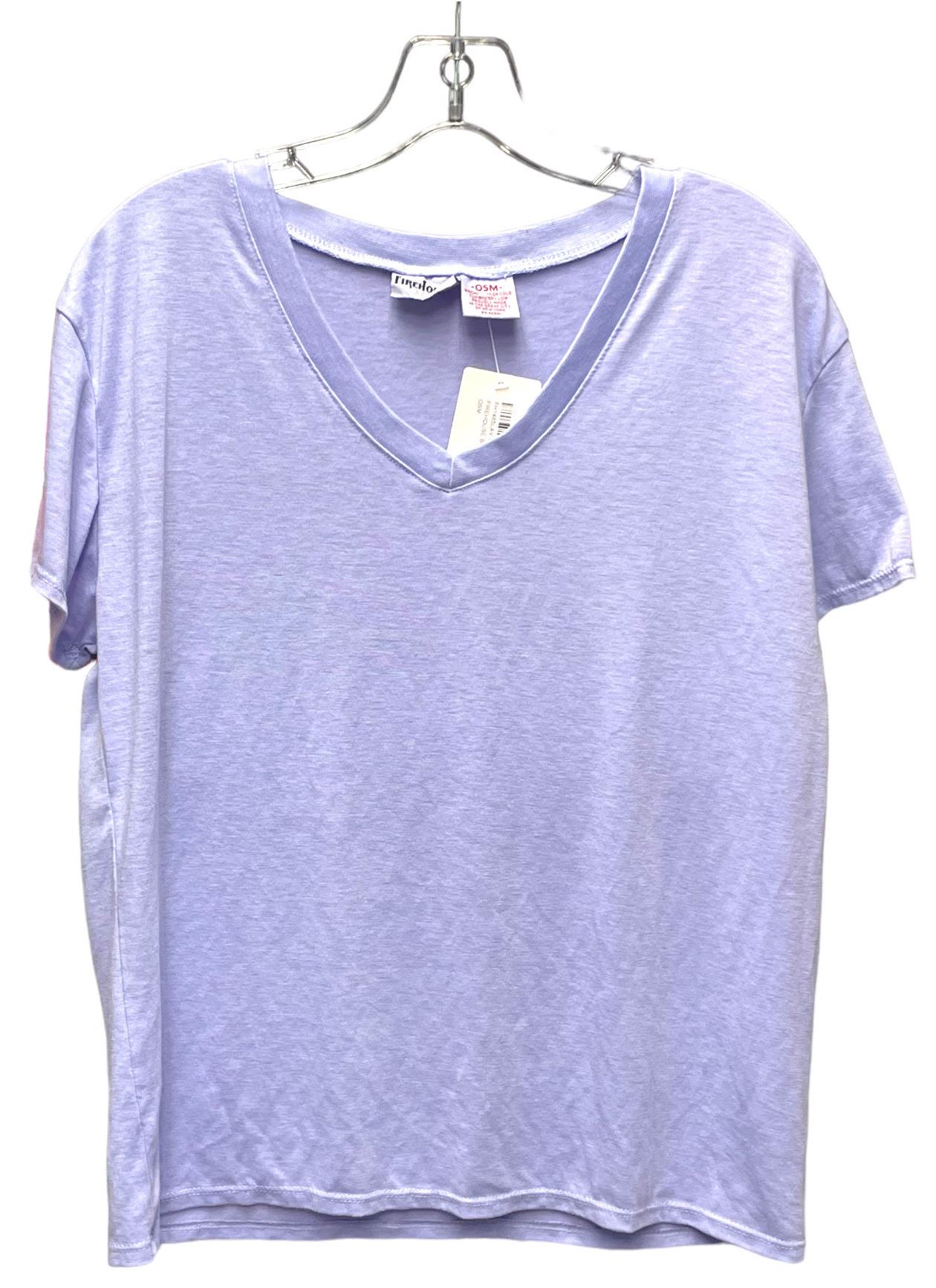 FIREHOUSE BASIC V-NECK TEE-LAVENDER