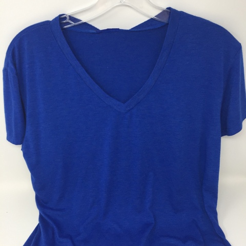 FIREHOUSE BASIC V-NECK TEE-ROYAL