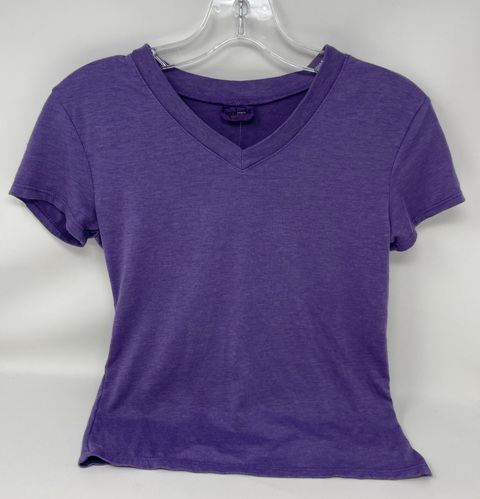 FIREHOUSE BASIC V-NECK TEE-AMETHYST