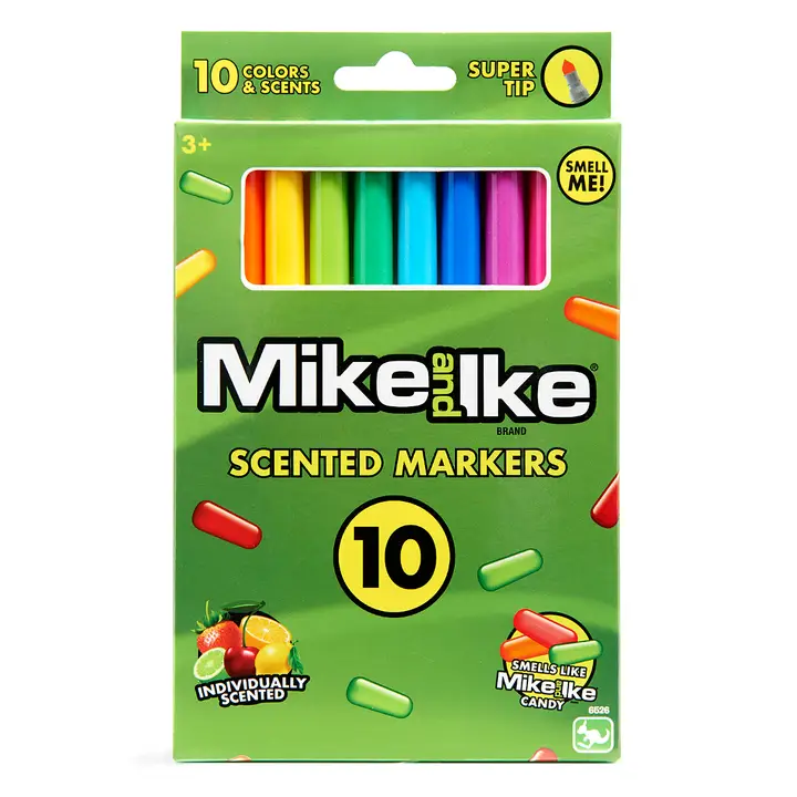 MIKE & IKE 10CT SUPER TIP MARKERS