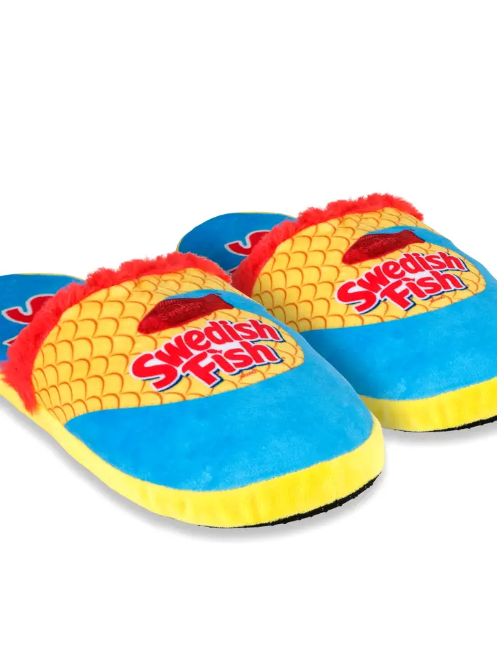 SWEDISH FISH FUZZY SLIDES-MEDIUM