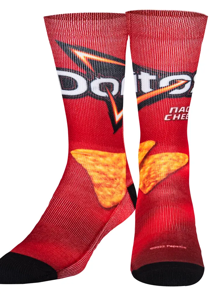 DORITOS NACHO CHEESE  MENS CREW SOCKS