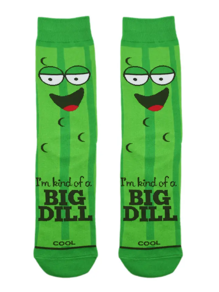 KND OF A BIG DILL MENS CREW SOCKS