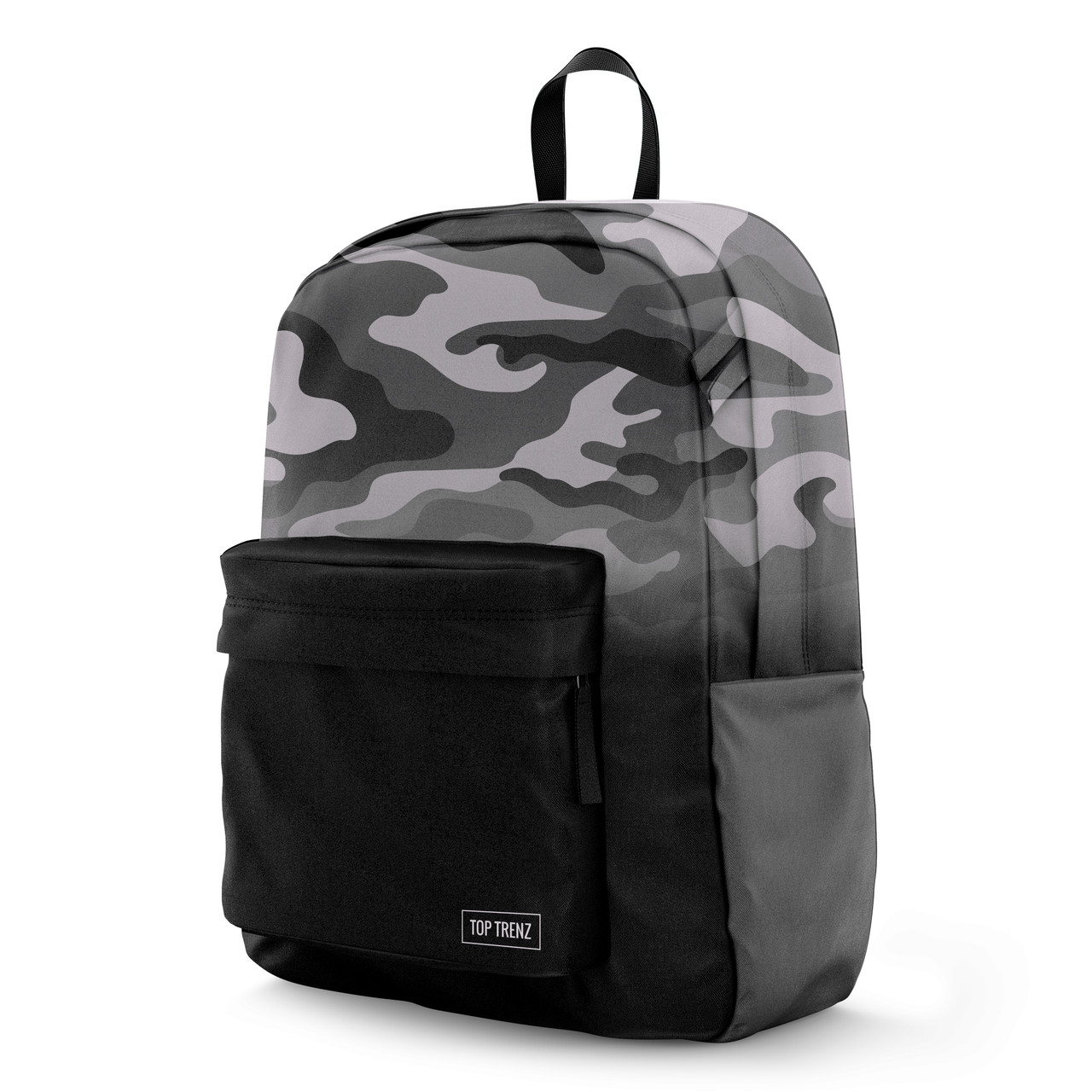 GREY CAMO COLOR BLOCK BACK PACK