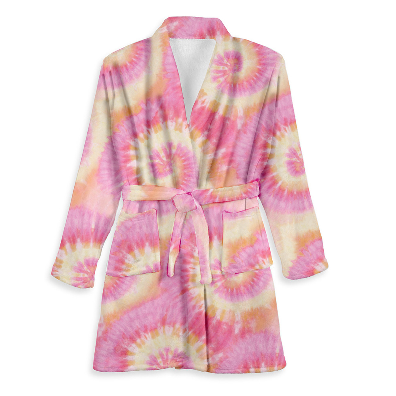 ROBE-PINK LEMONADE TIE DYE 10/12