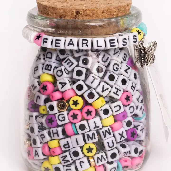 FEARLESS SQUARE LETTER BEAD KIT