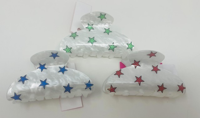 CAMP COLOR STAR HAIR CLIP