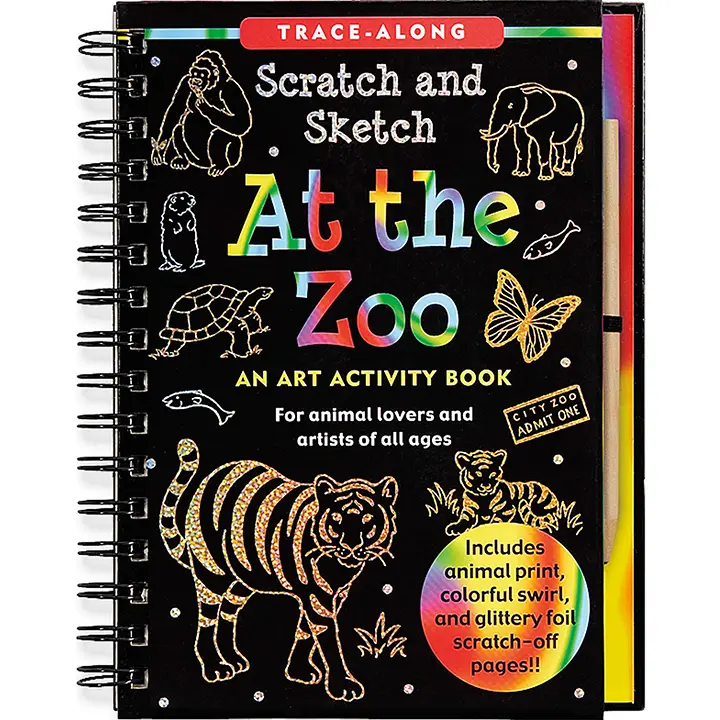 SCRATCH & SKETCH AT THE ZOO