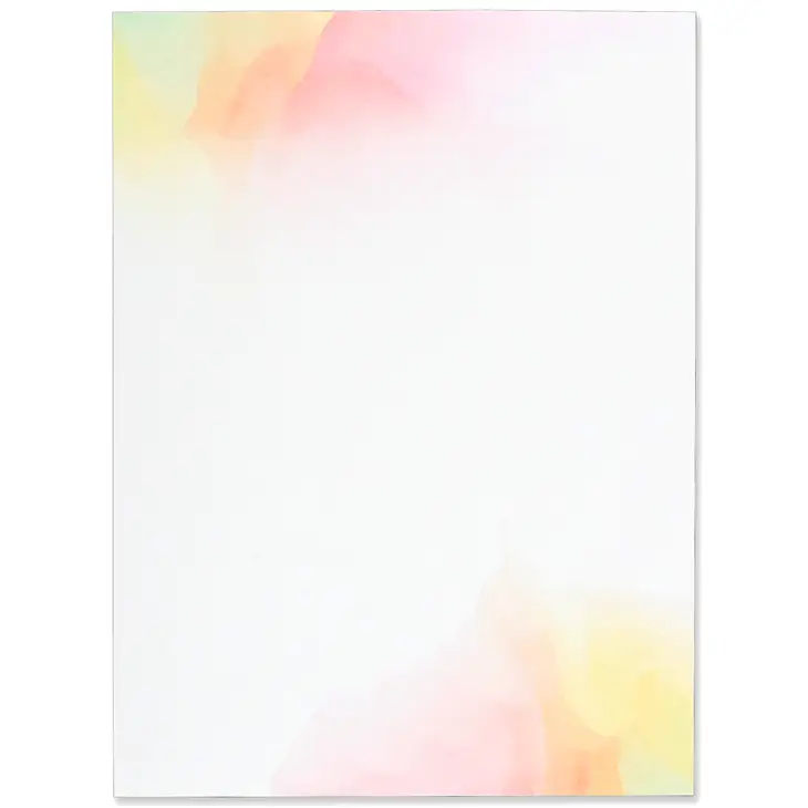 WATERCOLOR SUNSET STATIONERY SET