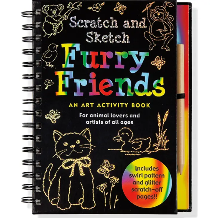 SCRATCH & SKETCH FURRY FRIENDS